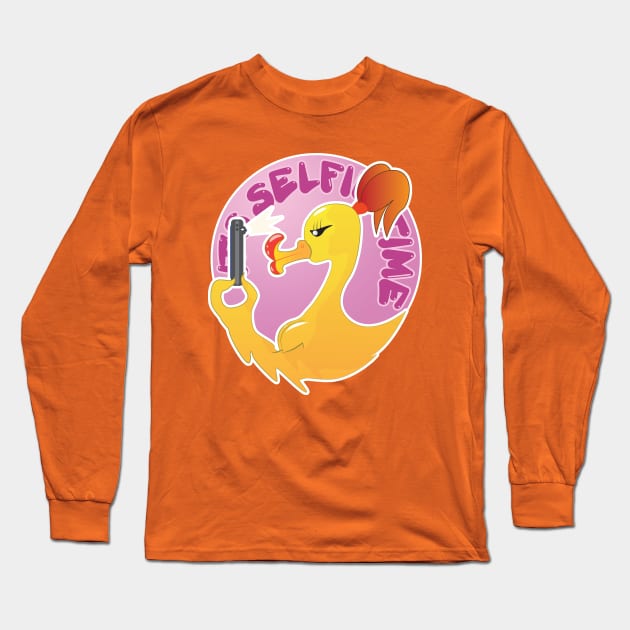 It's Selfie Time! Long Sleeve T-Shirt by Here Comes Art